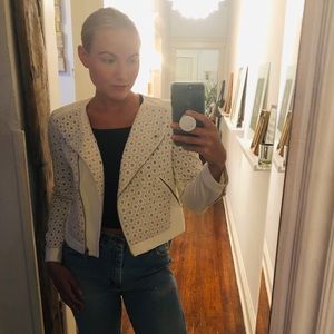New w/tags! Club Monaco eyelet lace jacket size 4